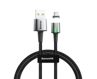 Baseus Magnetyczny USB - USB-C Baseus Zinc 3A 1m czarny CATXC-A01 - 1379530 - zdjęcie 2
